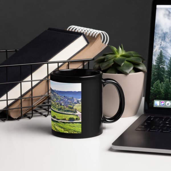 mug brillant noir