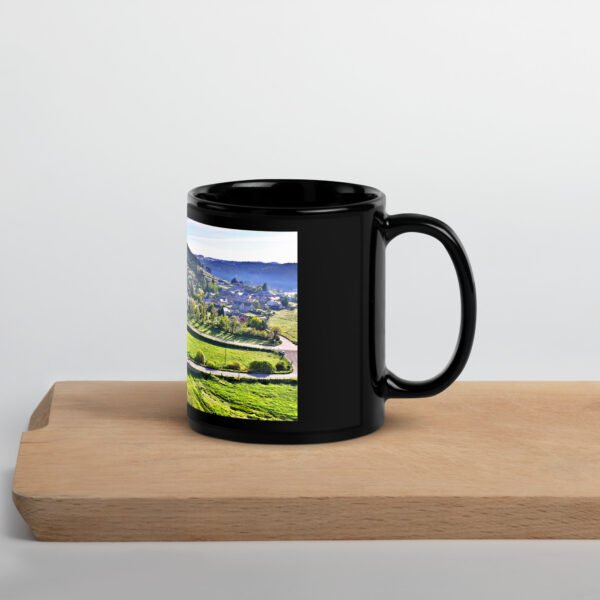 mug brillant noir