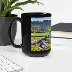 mug brillant noir