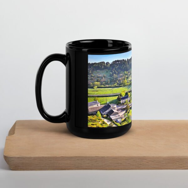 mug brillant noir