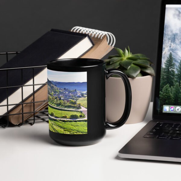 mug brillant noir
