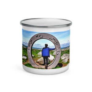 mug émaillé l'oculus la route vers l'infini