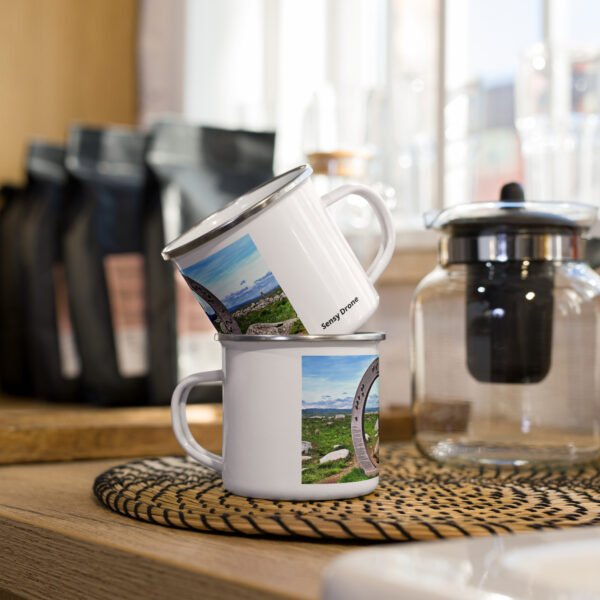 mug émaillé l'oculus la route vers l'infini