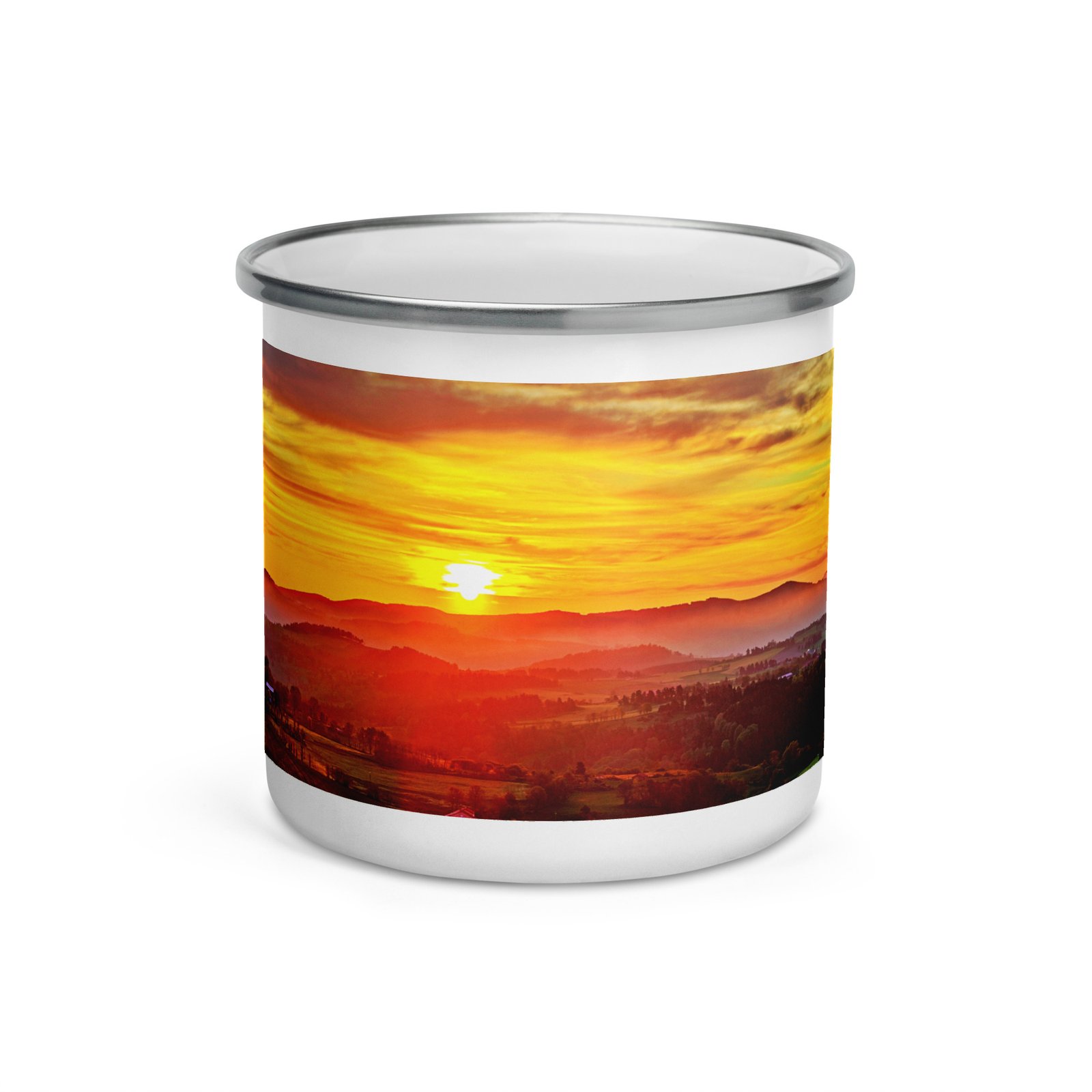 mug émaillé lever de soleil saugues mug émaillé lever de soleil saugues