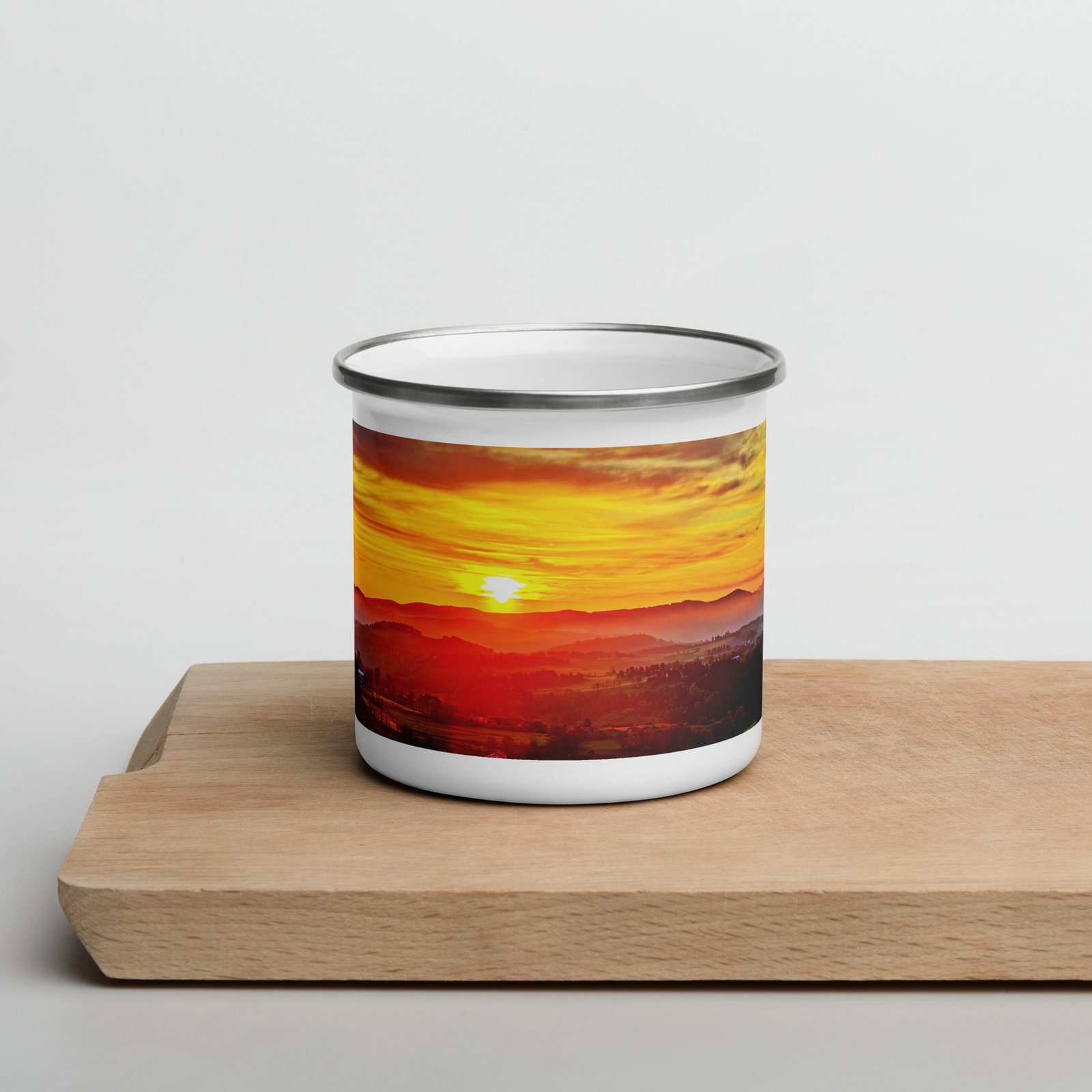 mug émaillé lever de soleil saugues mug émaillé lever de soleil saugues