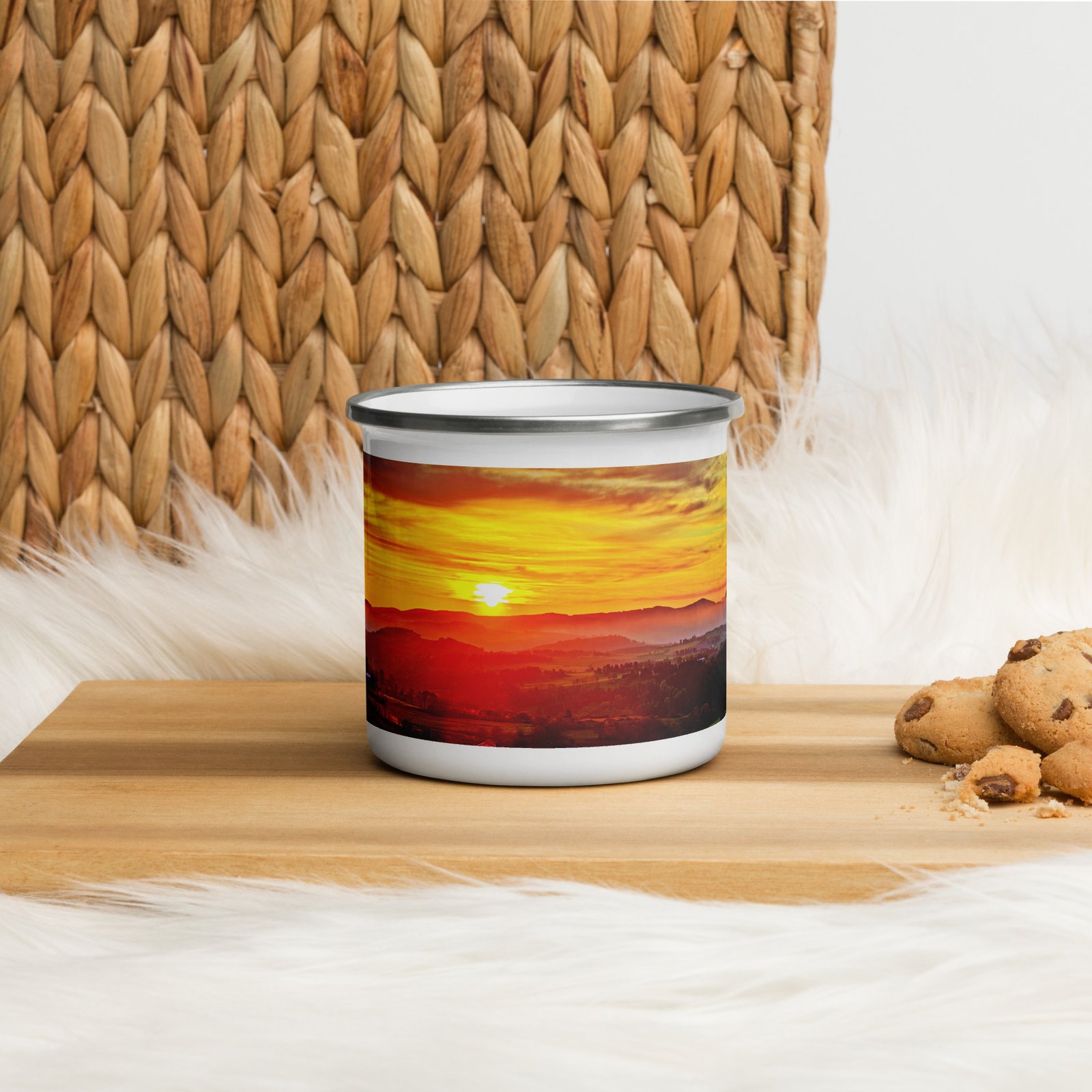 mug émaillé lever de soleil saugues mug émaillé lever de soleil saugues