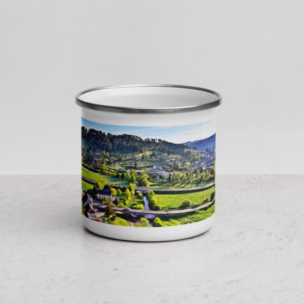 mug émaillé les estrets ancienne commanderie des hospitaliers de st jean de jrusalem