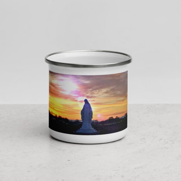 mug émaillé la lumire et la paix. la vierge de saugues