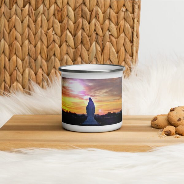 mug émaillé la lumire et la paix. la vierge de saugues