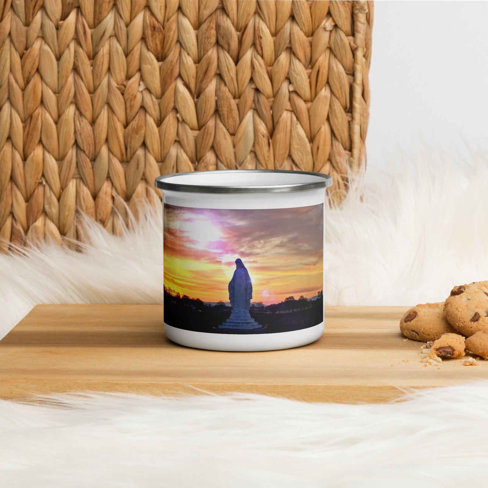 mug émaillé la lumire et la paix. la vierge de saugues mug émaillé la lumire et la paix. la vierge de saugues