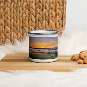 mug émaillé l'aube mystique de chabannes