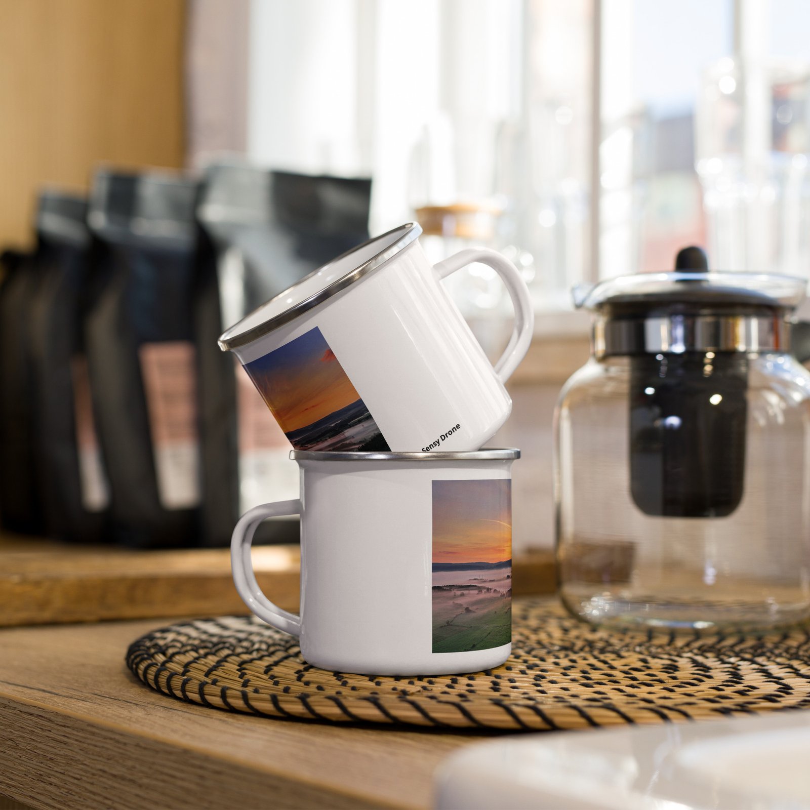 mug émaillé l'aube mystique de chabannes mug émaillé l'aube mystique de chabannes