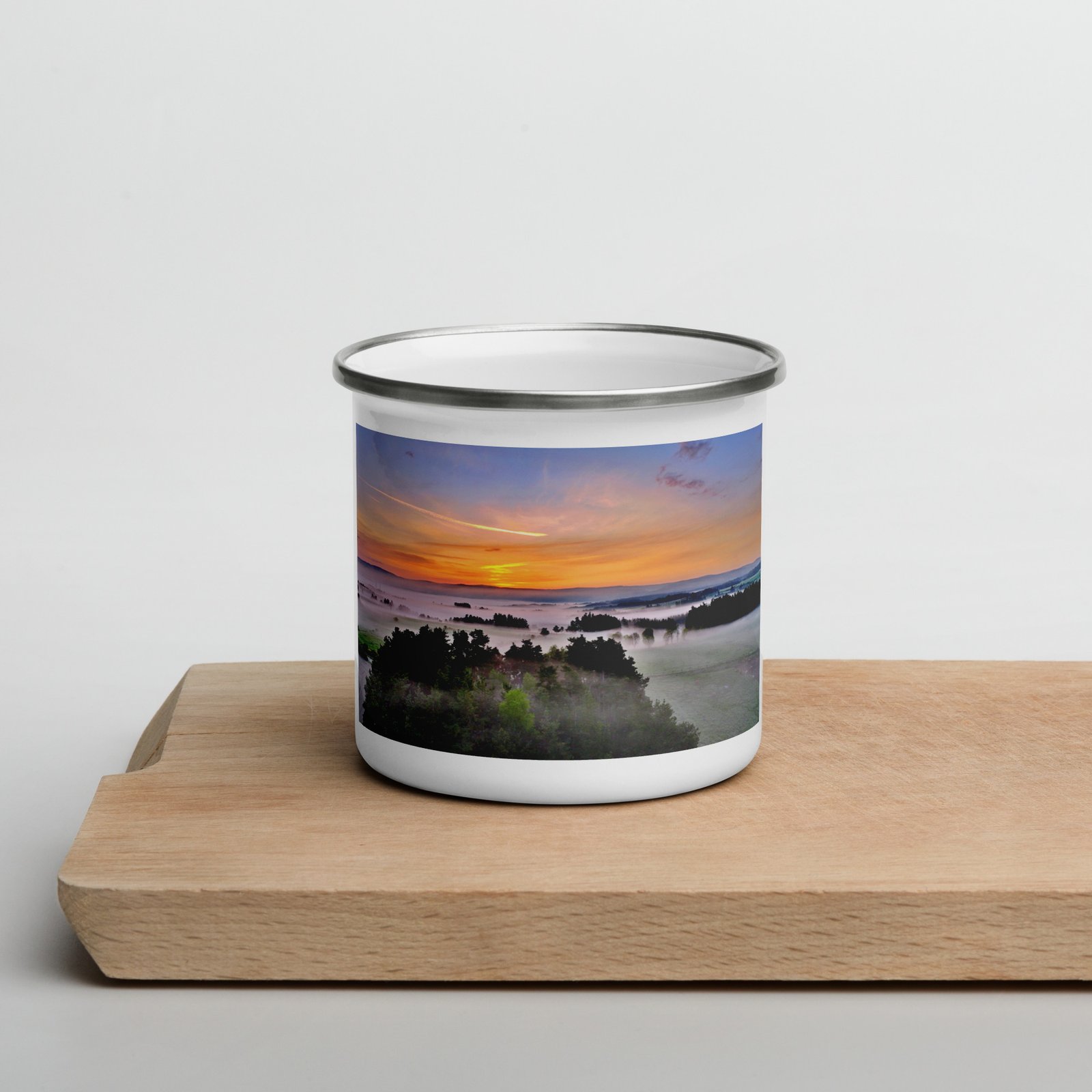 mug émaillé chabannes au rveil des brumes mug émaillé chabannes au rveil des brumes