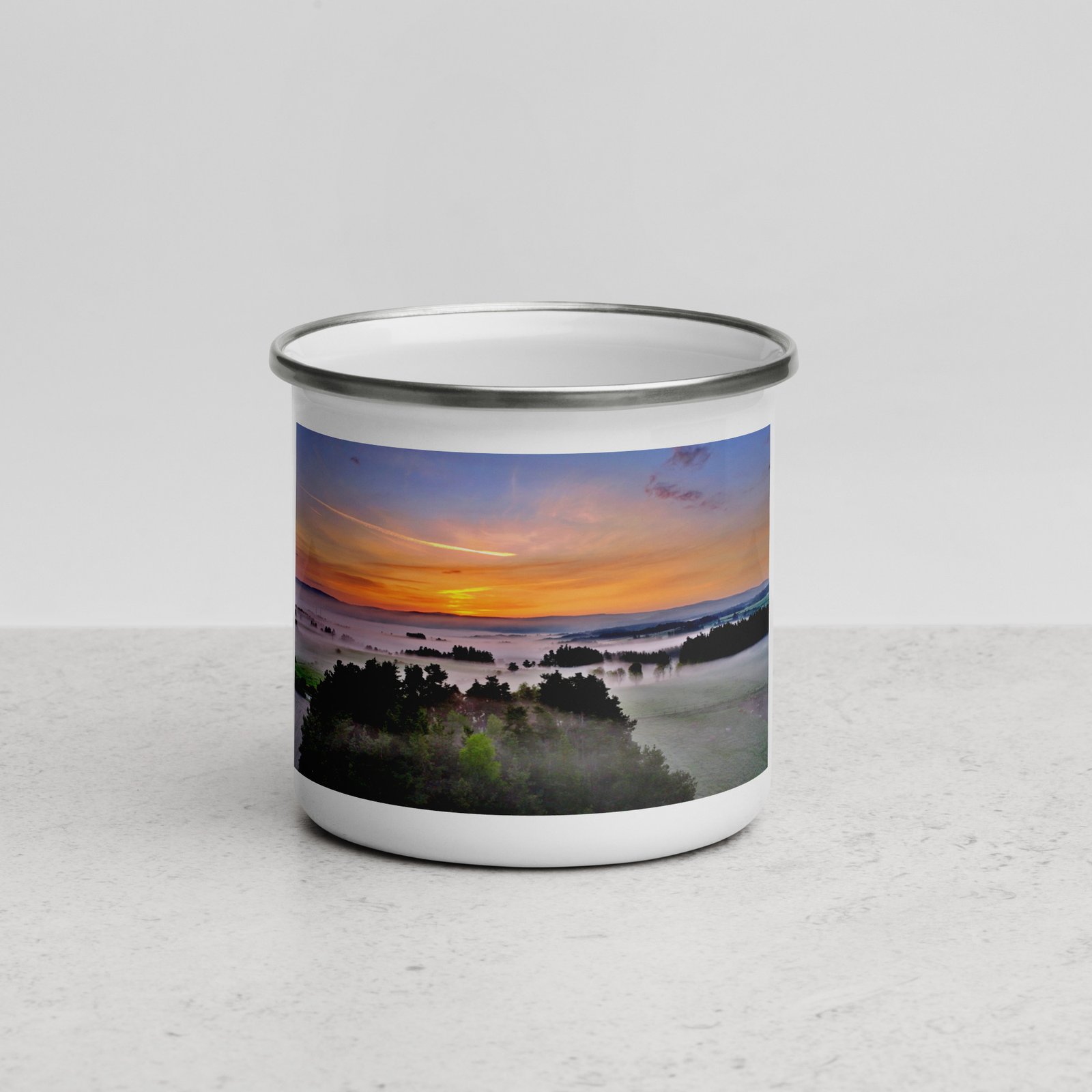 mug émaillé chabannes au rveil des brumes mug émaillé chabannes au rveil des brumes