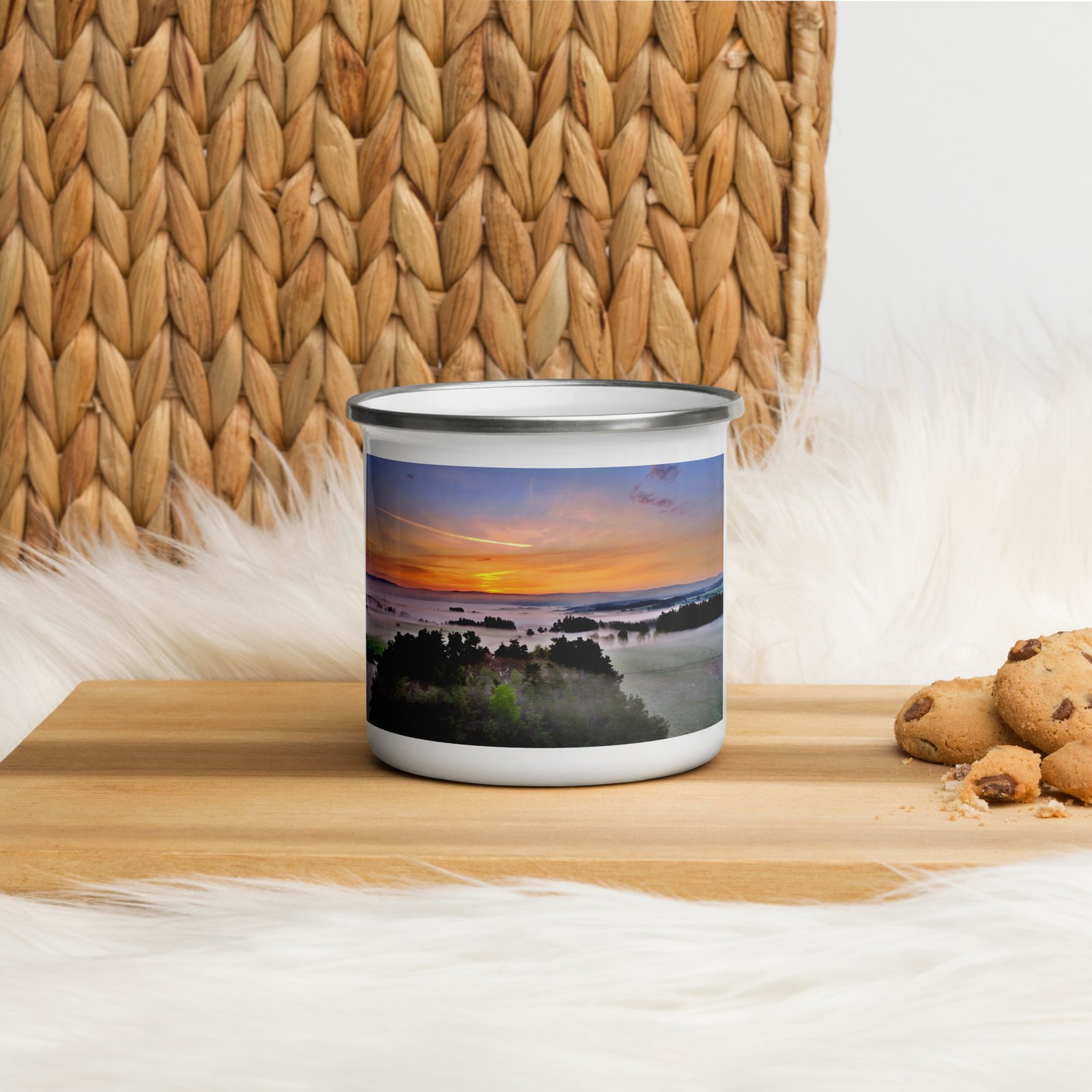 mug émaillé chabannes au rveil des brumes mug émaillé chabannes au rveil des brumes