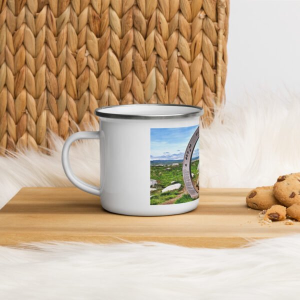 mug émaillé l'oculus la route vers l'infini