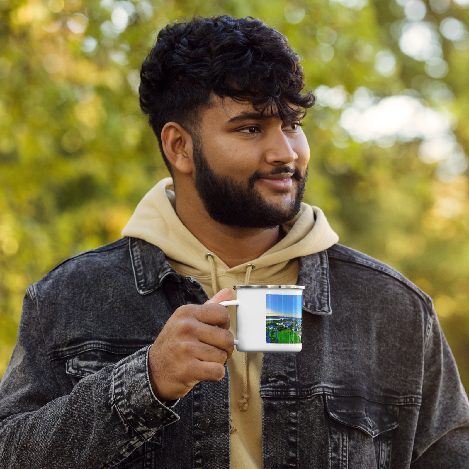 mug émaillé st alban de limagnole et le château mug émaillé st alban de limagnole et le château