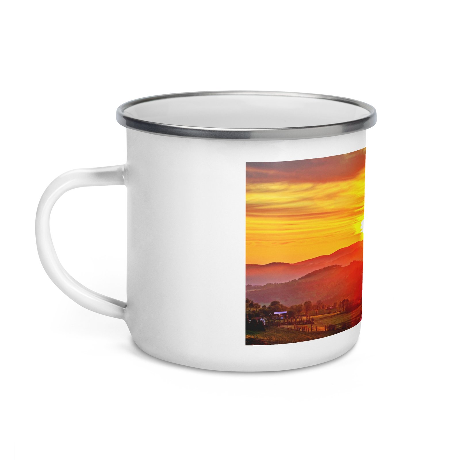 mug émaillé lever de soleil saugues mug émaillé lever de soleil saugues