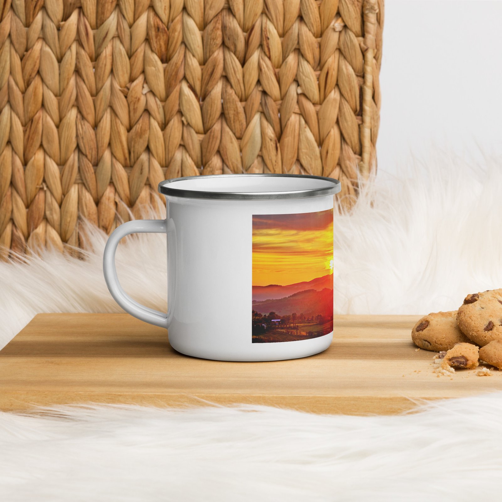 mug émaillé lever de soleil saugues mug émaillé lever de soleil saugues