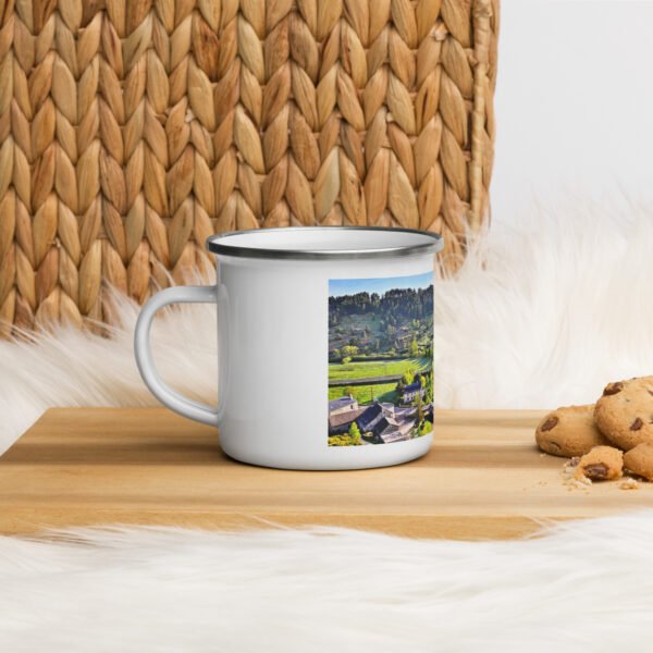 mug émaillé les estrets ancienne commanderie des hospitaliers de st jean de jrusalem