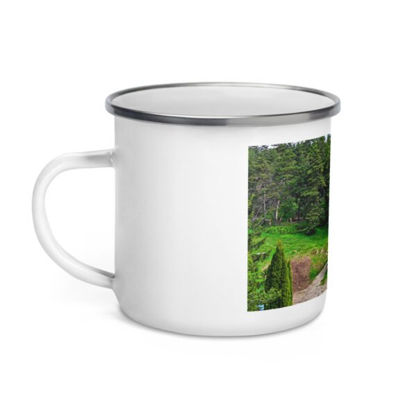 mug émaillé chapelle saint roch mémoire du chemin, prière des pierres