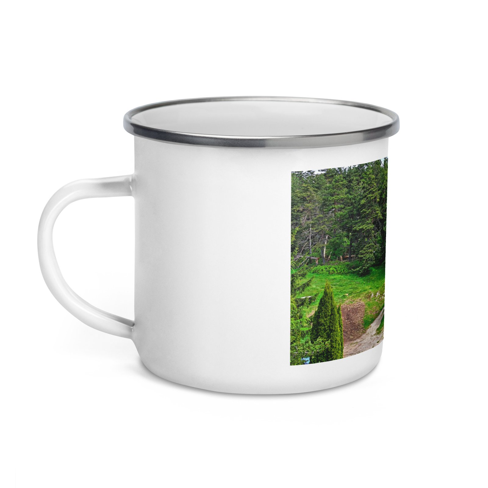 mug émaillé chapelle saint roch mémoire du chemin, prière des pierres mug émaillé chapelle saint roch mémoire du chemin, prière des pierres