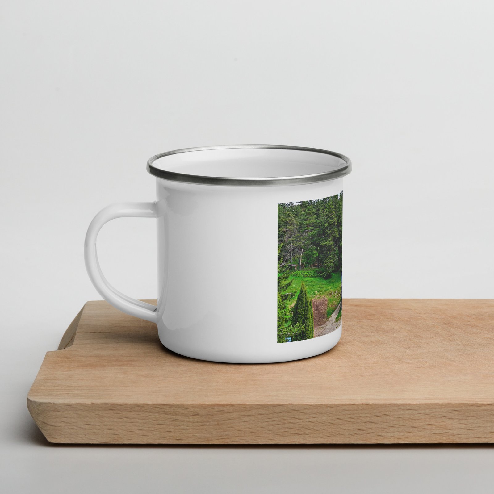 mug émaillé chapelle saint roch mémoire du chemin, prière des pierres mug émaillé chapelle saint roch mémoire du chemin, prière des pierres