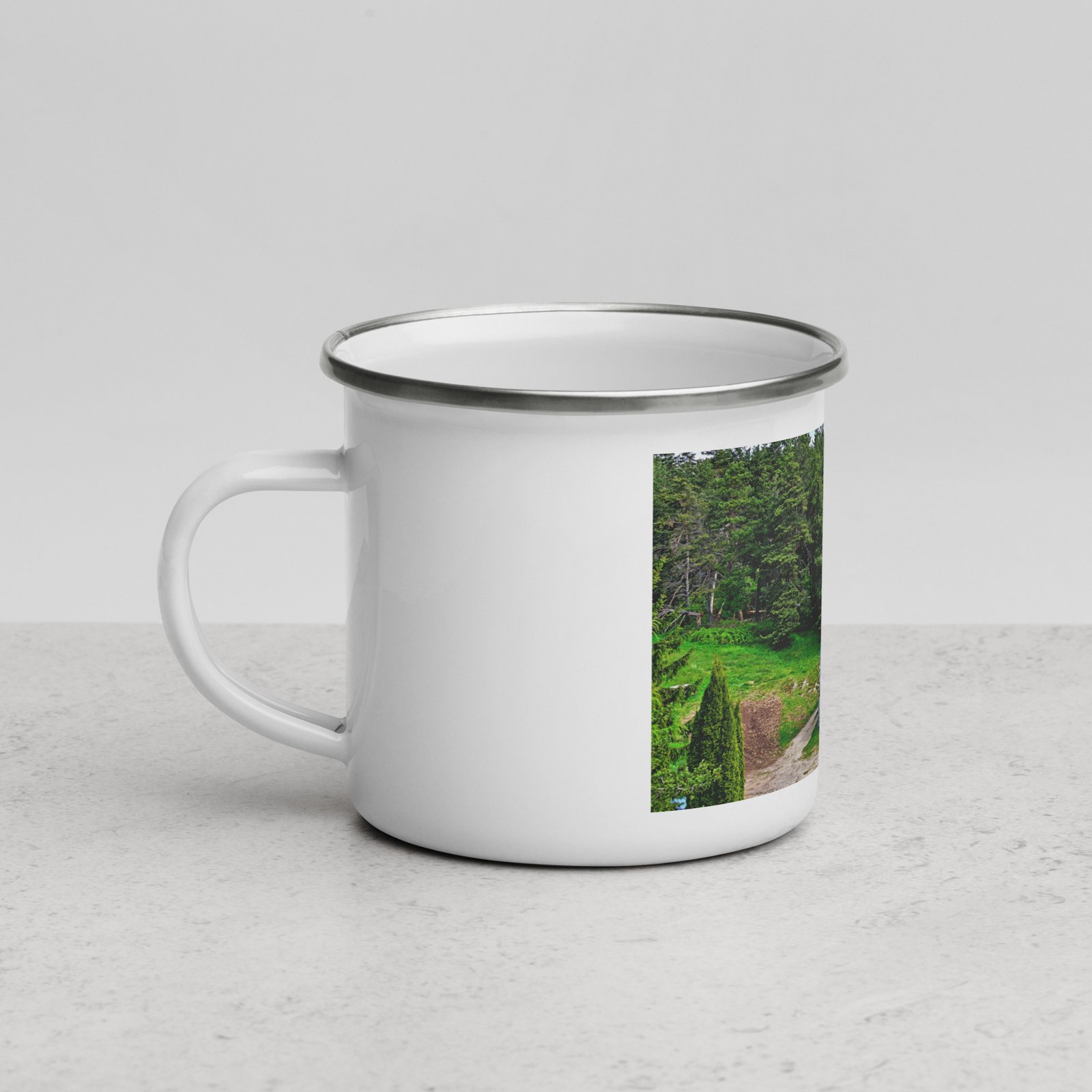 mug émaillé chapelle saint roch mémoire du chemin, prière des pierres mug émaillé chapelle saint roch mémoire du chemin, prière des pierres