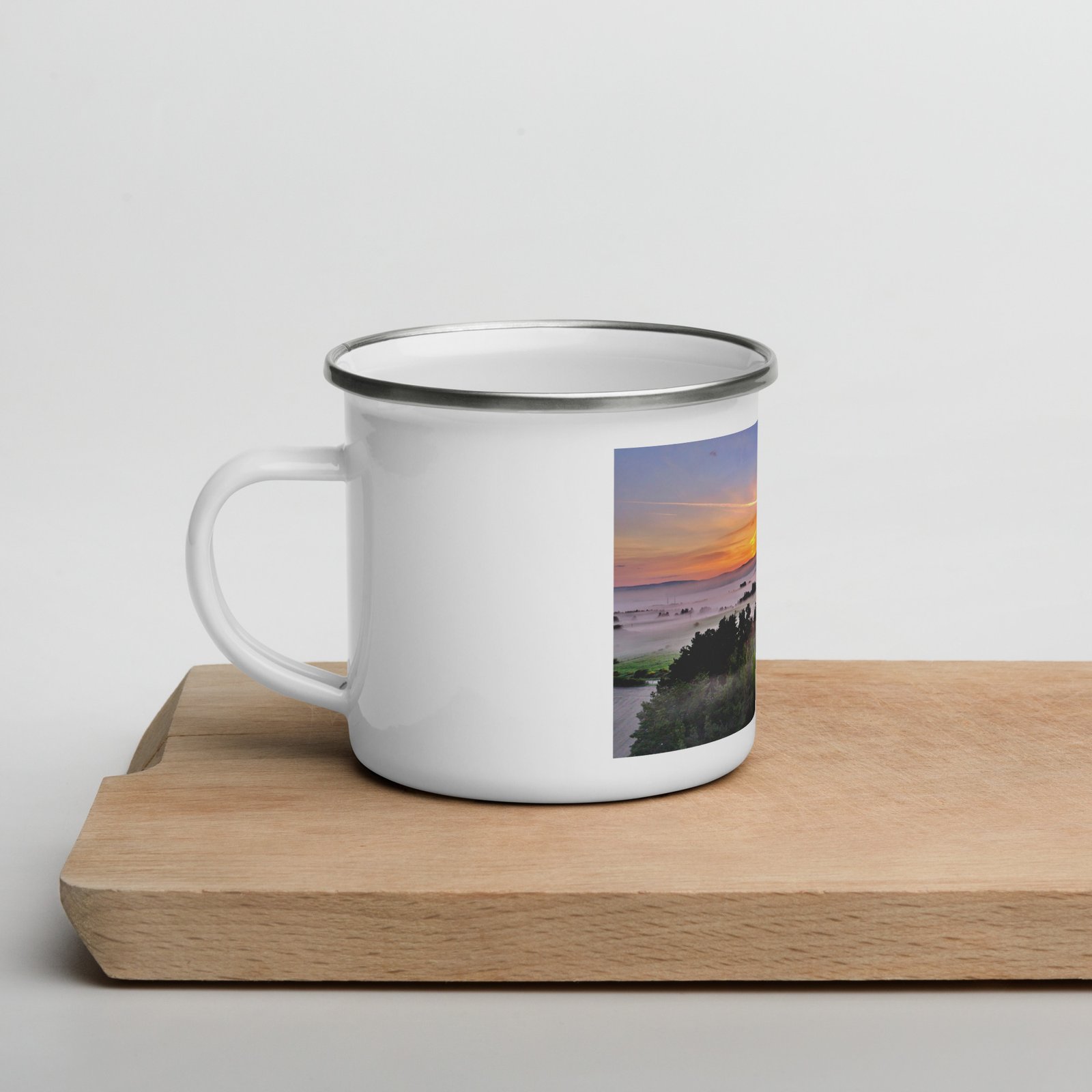mug émaillé chabannes au rveil des brumes mug émaillé chabannes au rveil des brumes
