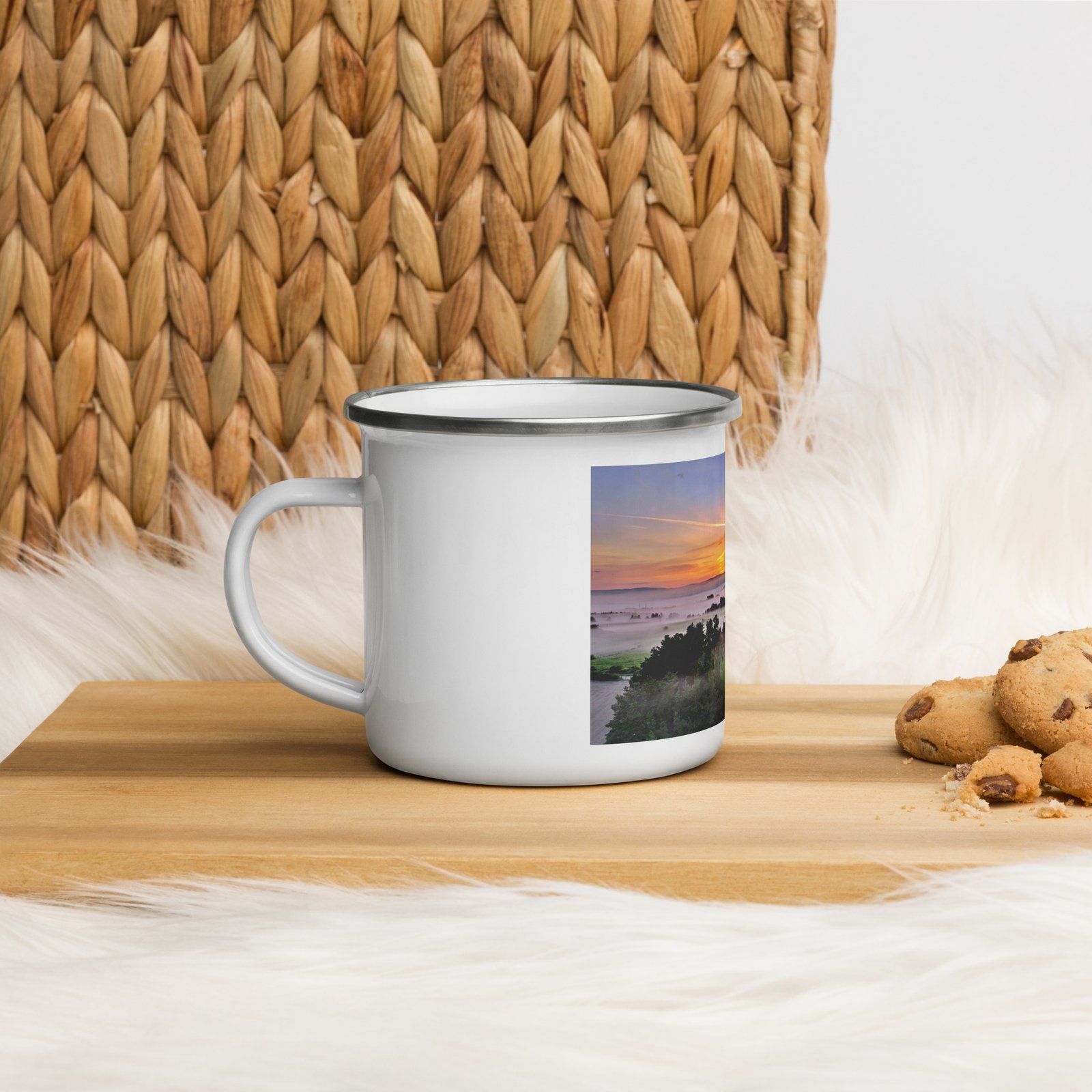 mug émaillé chabannes au rveil des brumes mug émaillé chabannes au rveil des brumes