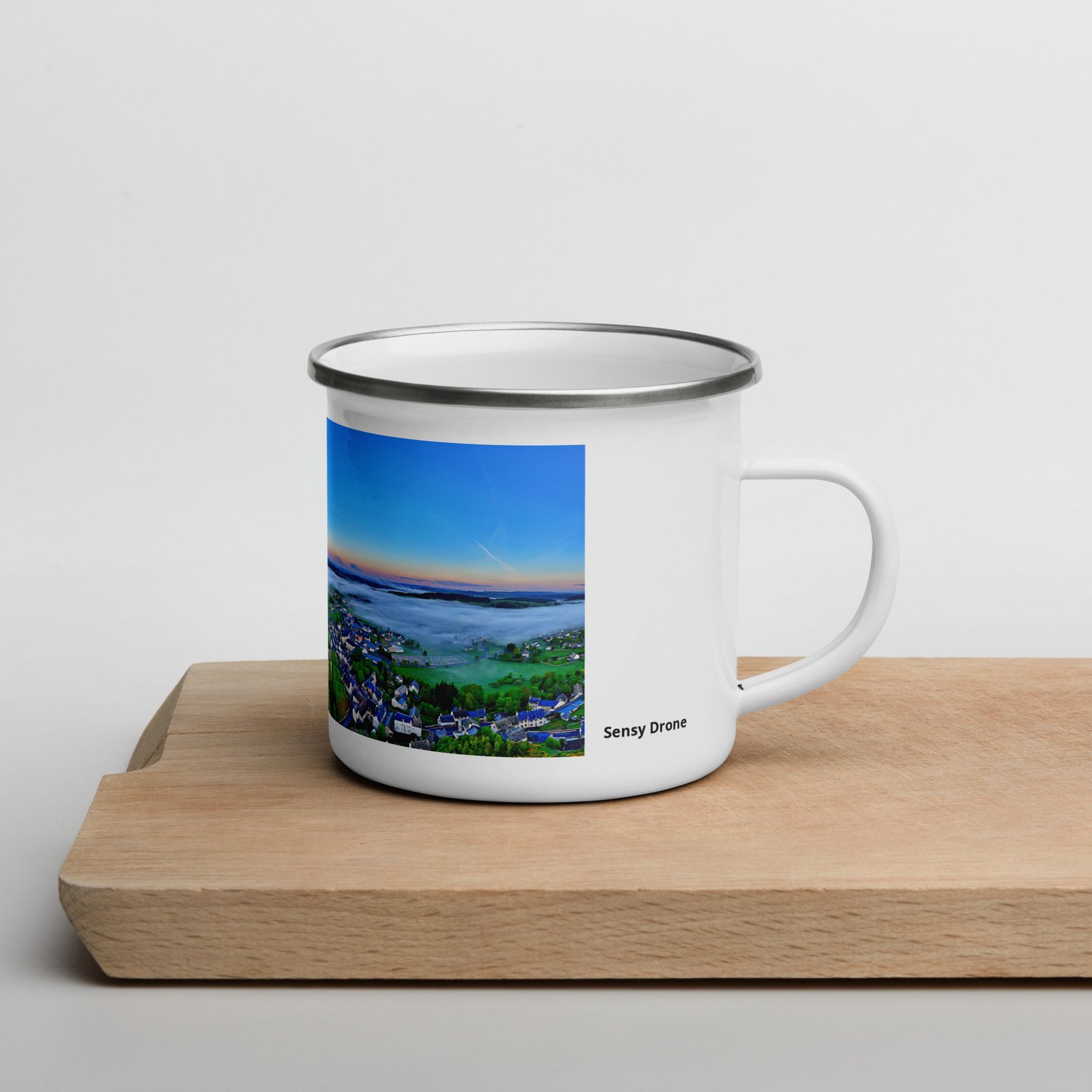 mug émaillé st alban de limagnole et le chteau mug émaillé st alban de limagnole et le chteau