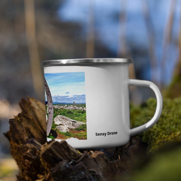 mug émaillé l'occulus la route vers l'infini