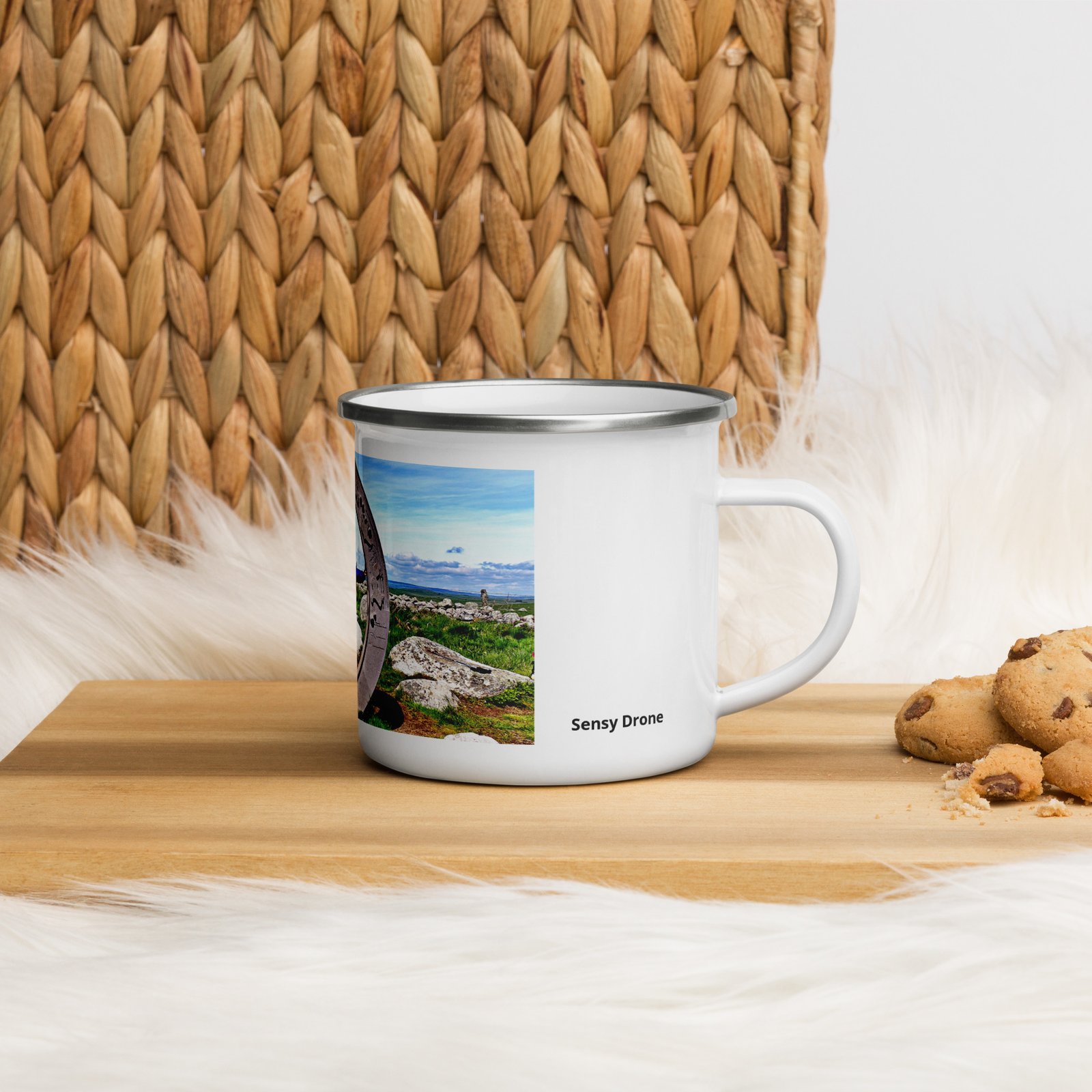mug émaillé l'oculus la route vers l'infini mug émaillé l'oculus la route vers l'infini