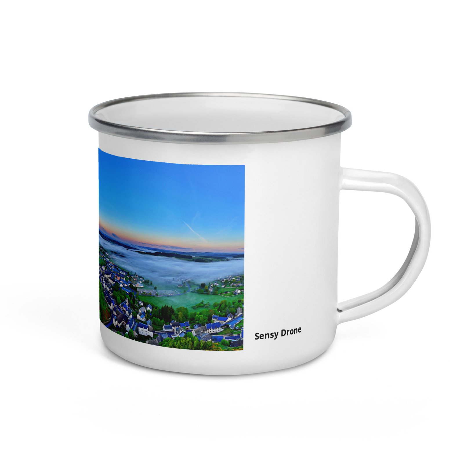 mug émaillé st alban de limagnole et le château mug émaillé st alban de limagnole et le château