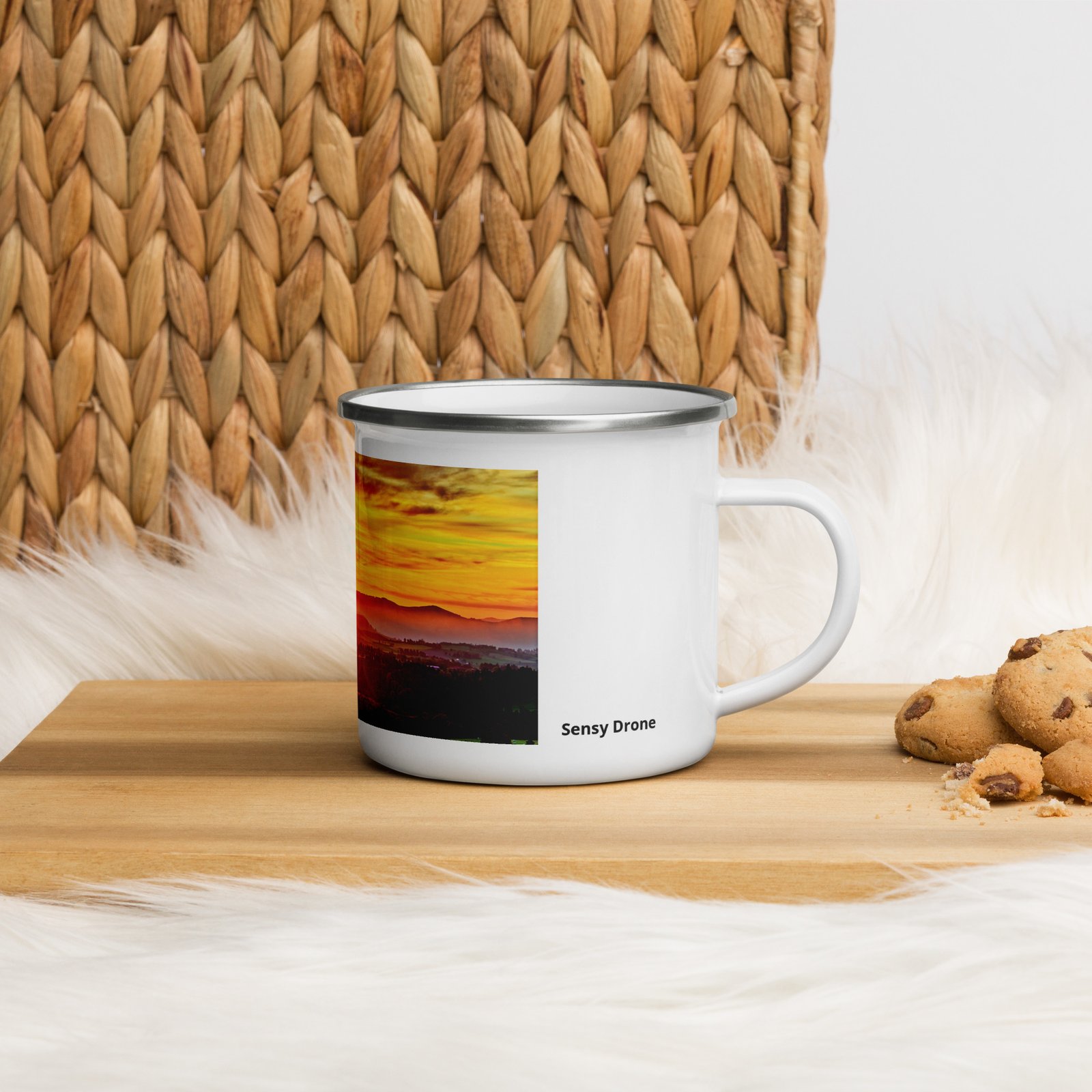 mug émaillé lever de soleil saugues mug émaillé lever de soleil saugues