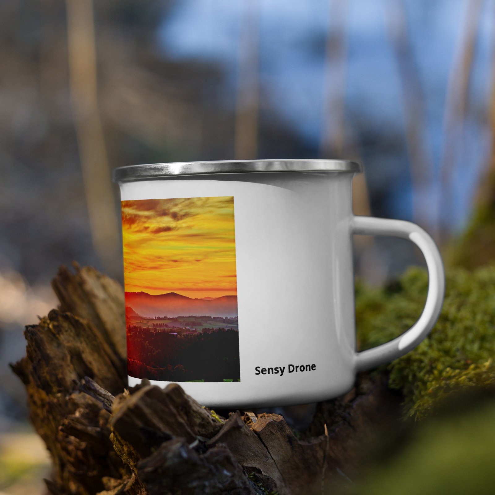mug émaillé lever de soleil saugues mug émaillé lever de soleil saugues