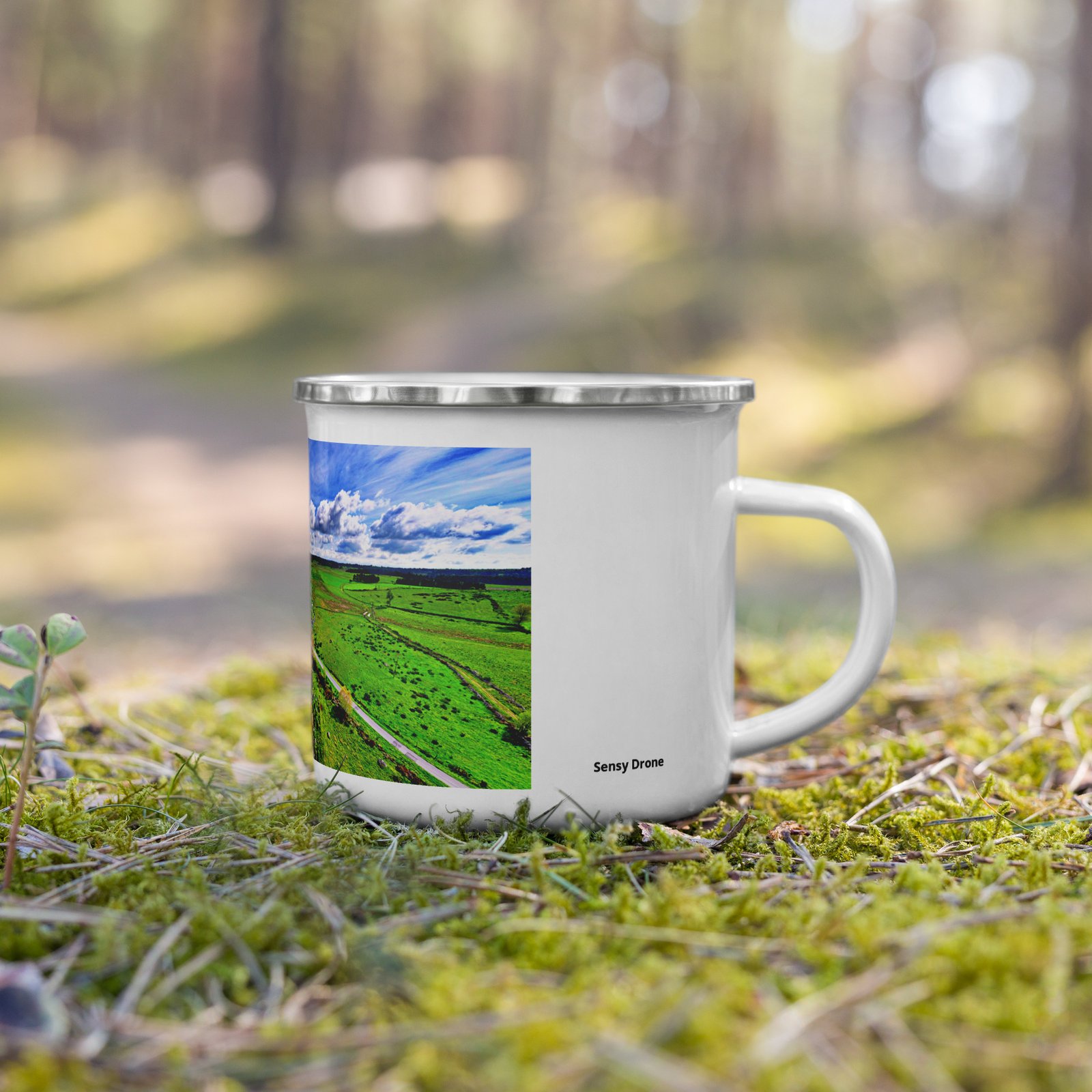 mug émaillé le moulin de la folle, au fil de leau mug émaillé le moulin de la folle, au fil de leau