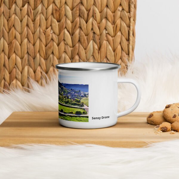 mug émaillé les estrets ancienne commanderie des hospitaliers de st jean de jrusalem