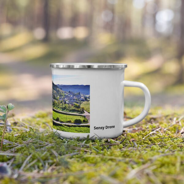 mug émaillé les estrets ancienne commanderie des hospitaliers de st jean de jrusalem