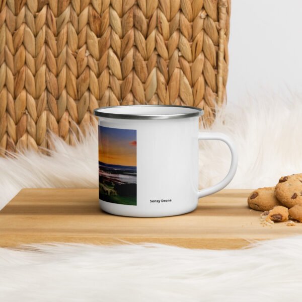 mug émaillé l'aube mystique de chabannes