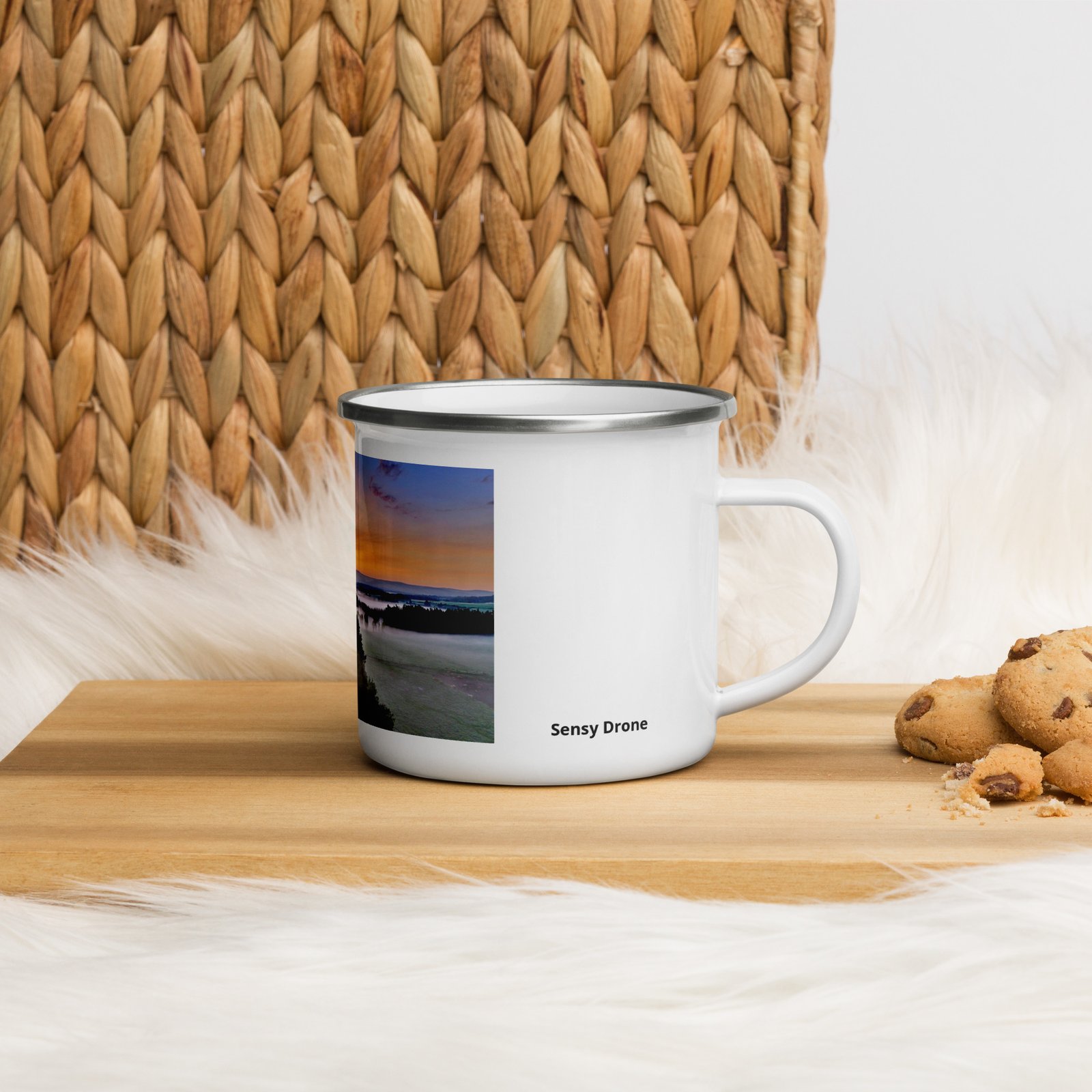 mug émaillé chabannes au rveil des brumes mug émaillé chabannes au rveil des brumes
