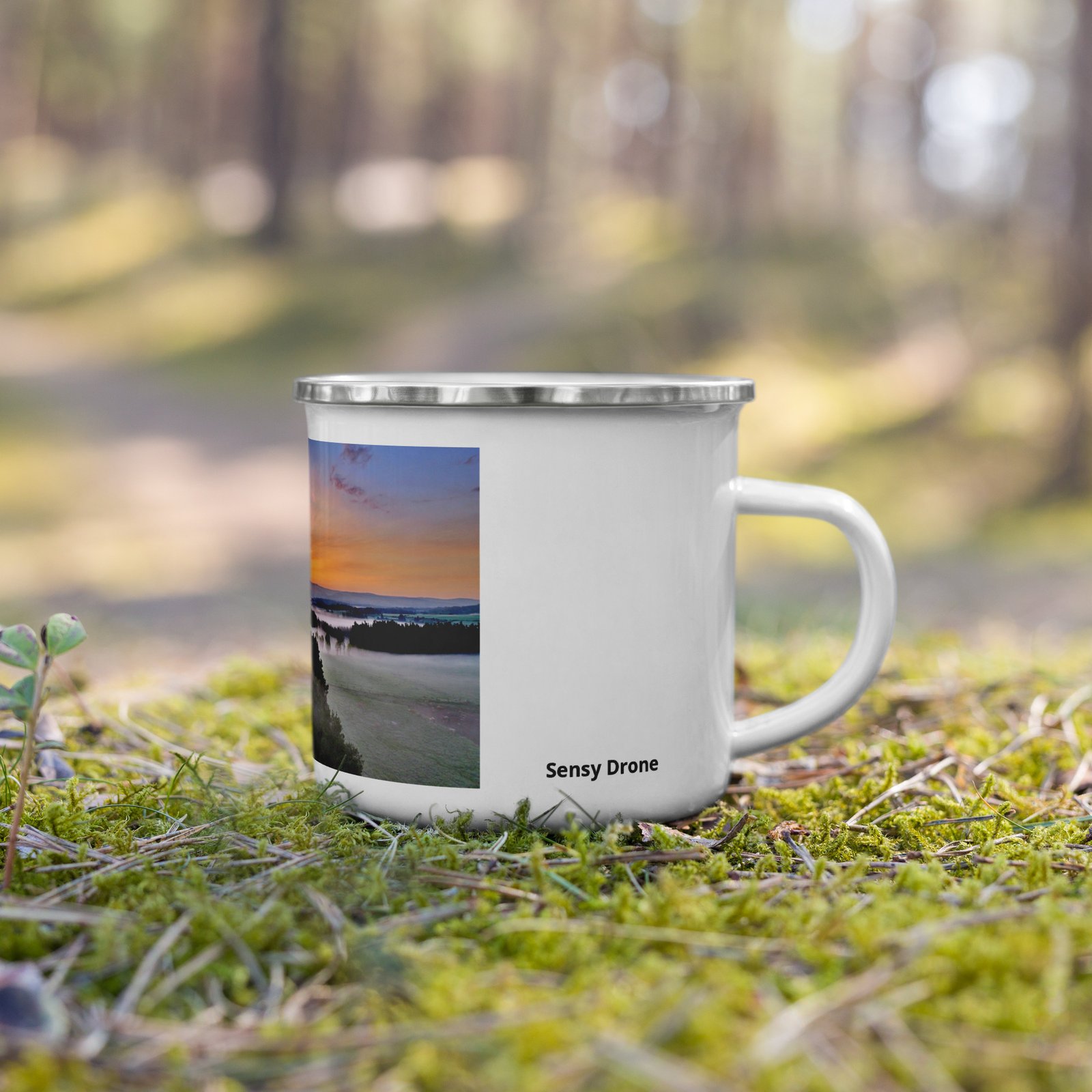 mug émaillé chabannes au rveil des brumes mug émaillé chabannes au rveil des brumes