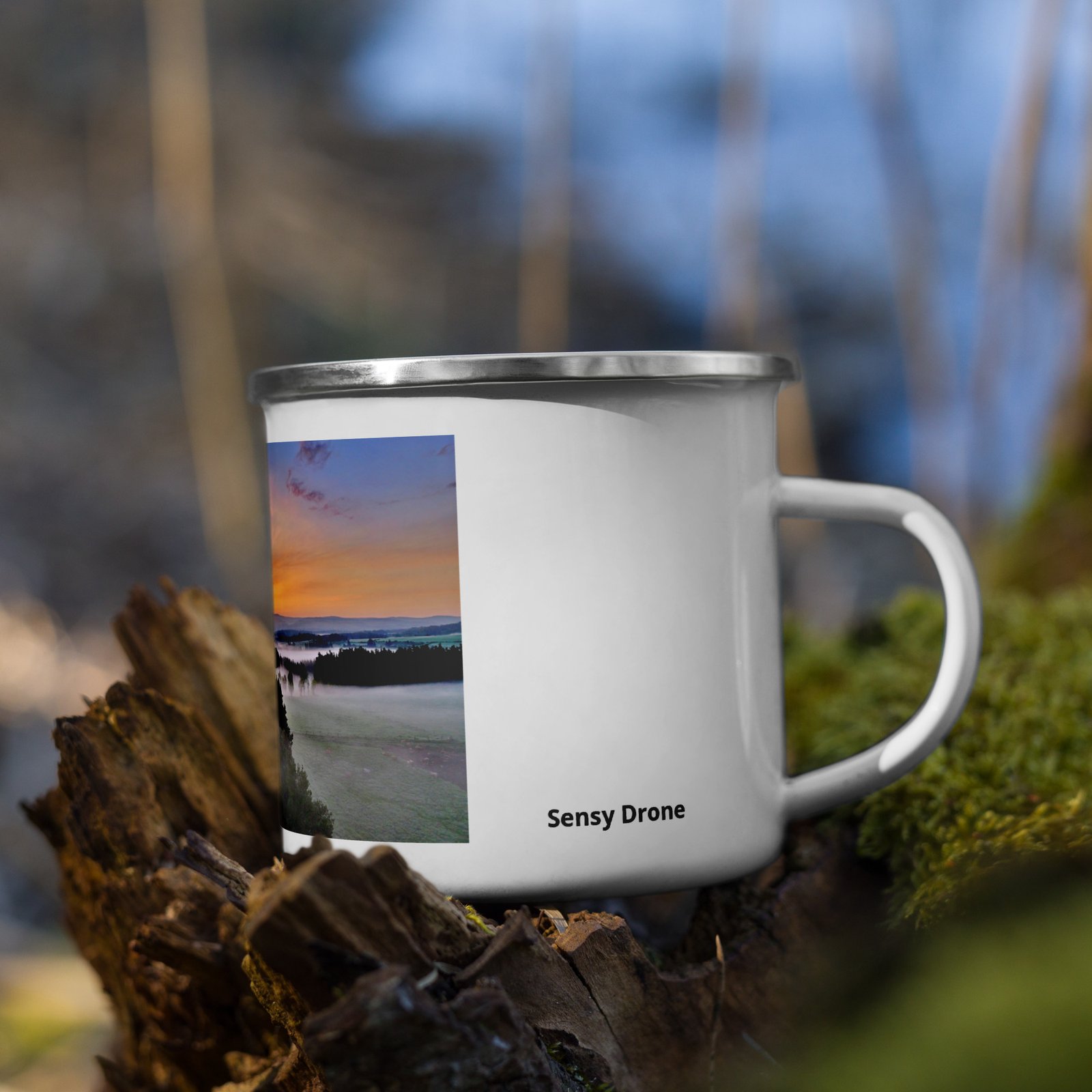 mug émaillé chabannes au rveil des brumes mug émaillé chabannes au rveil des brumes