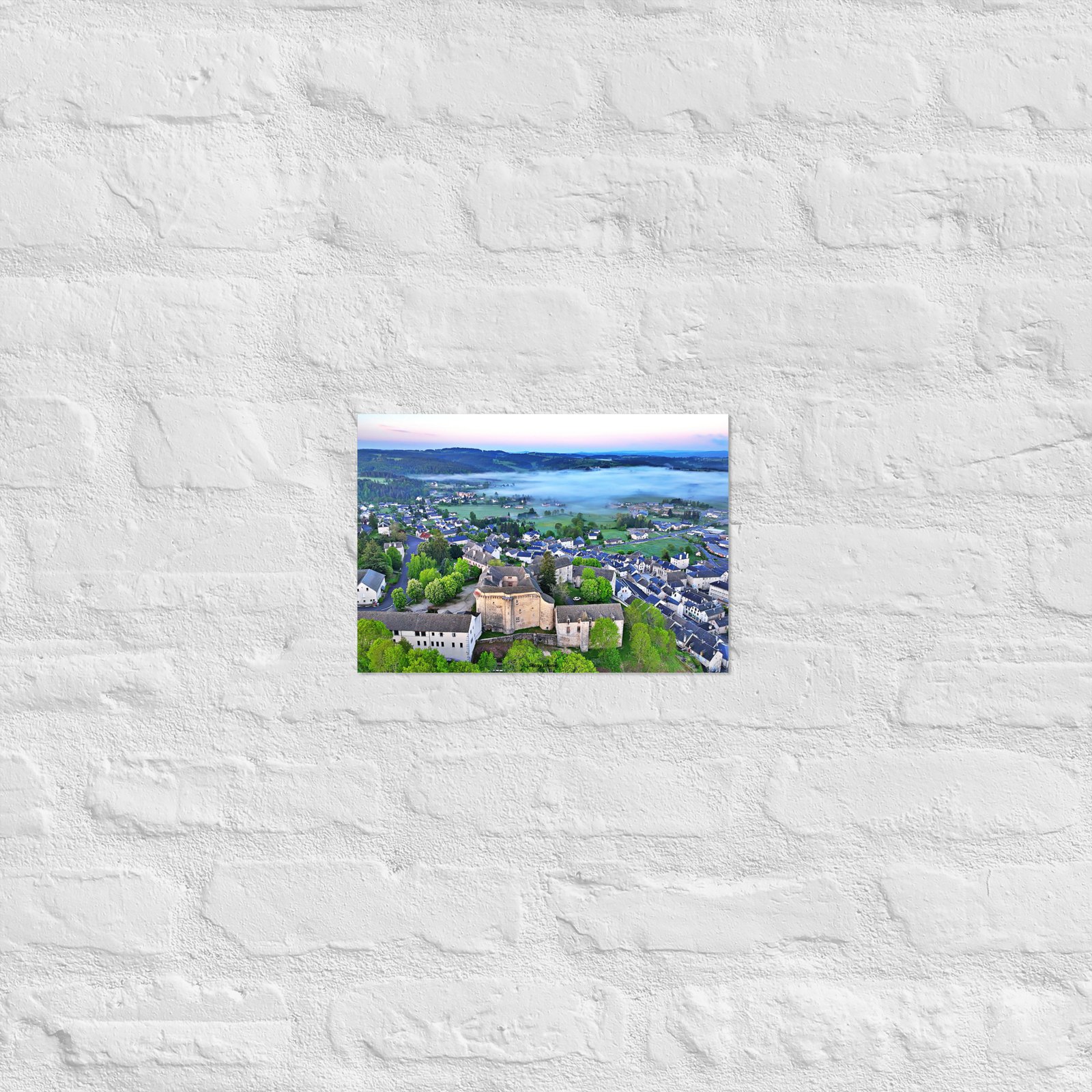 poster st alban de limagnole et le château poster st alban de limagnole et le château