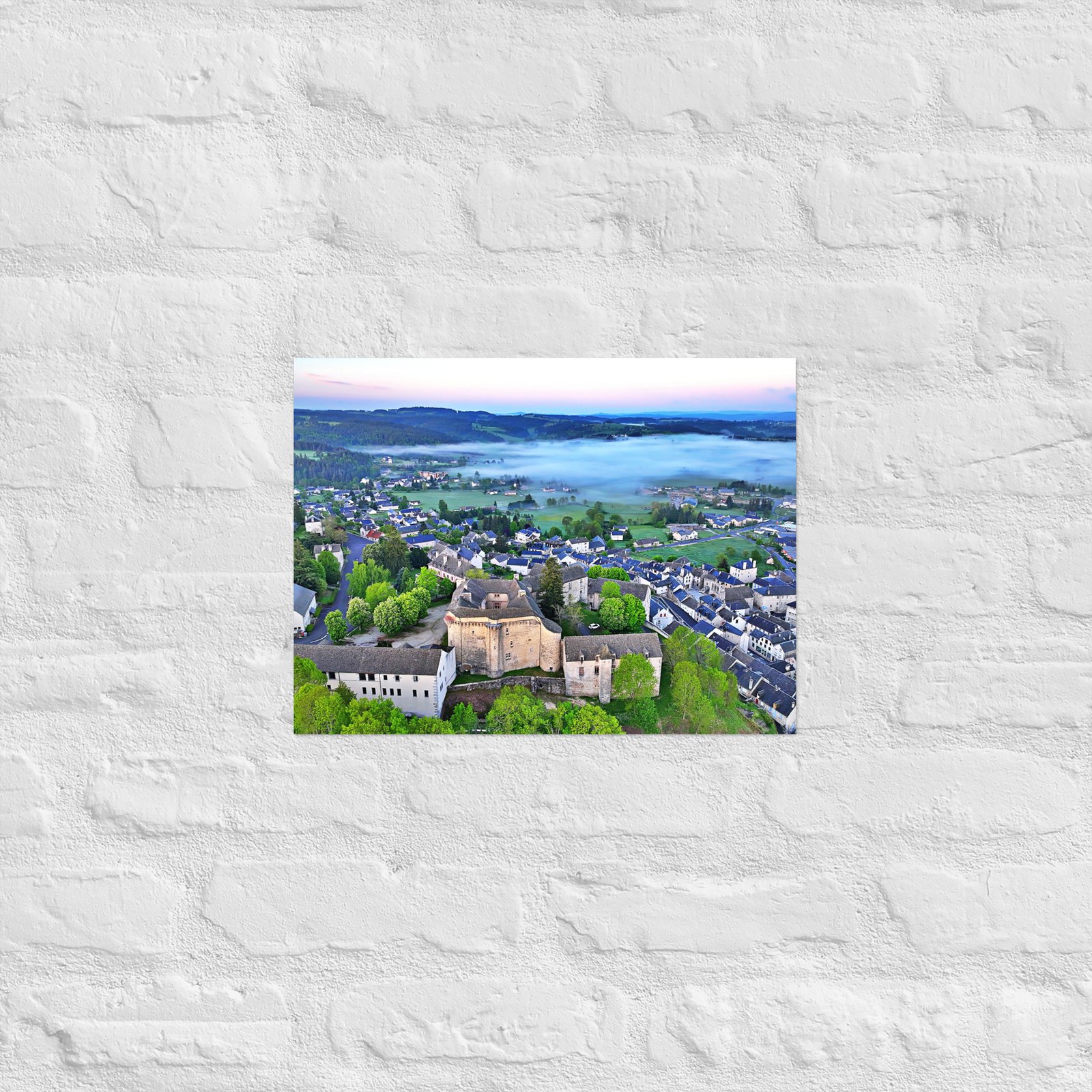 poster st alban de limagnole et le château poster st alban de limagnole et le château