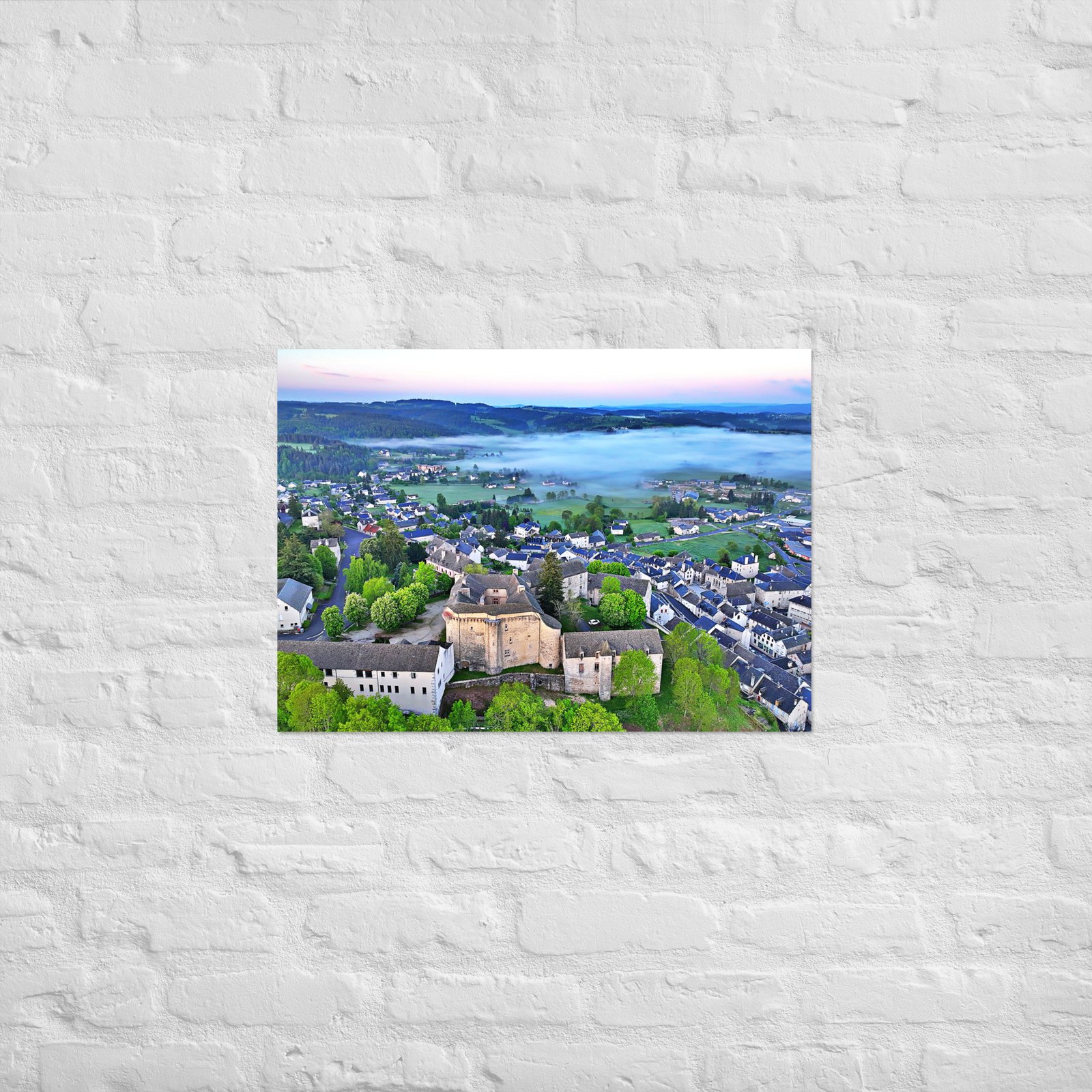 poster st alban de limagnole et le château poster st alban de limagnole et le château