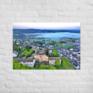 poster st alban de limagnole et le château