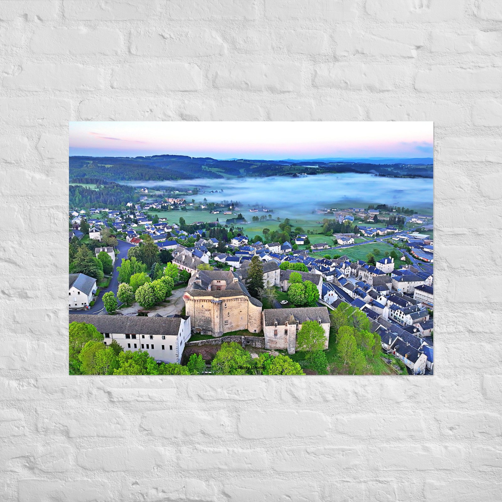 poster st alban de limagnole et le château poster st alban de limagnole et le château