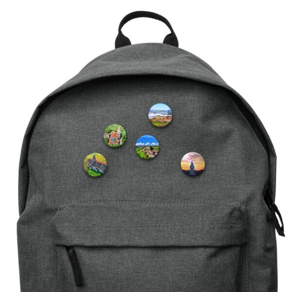 set de 5 pins compostelle – saint privat → saugues (vues drone)