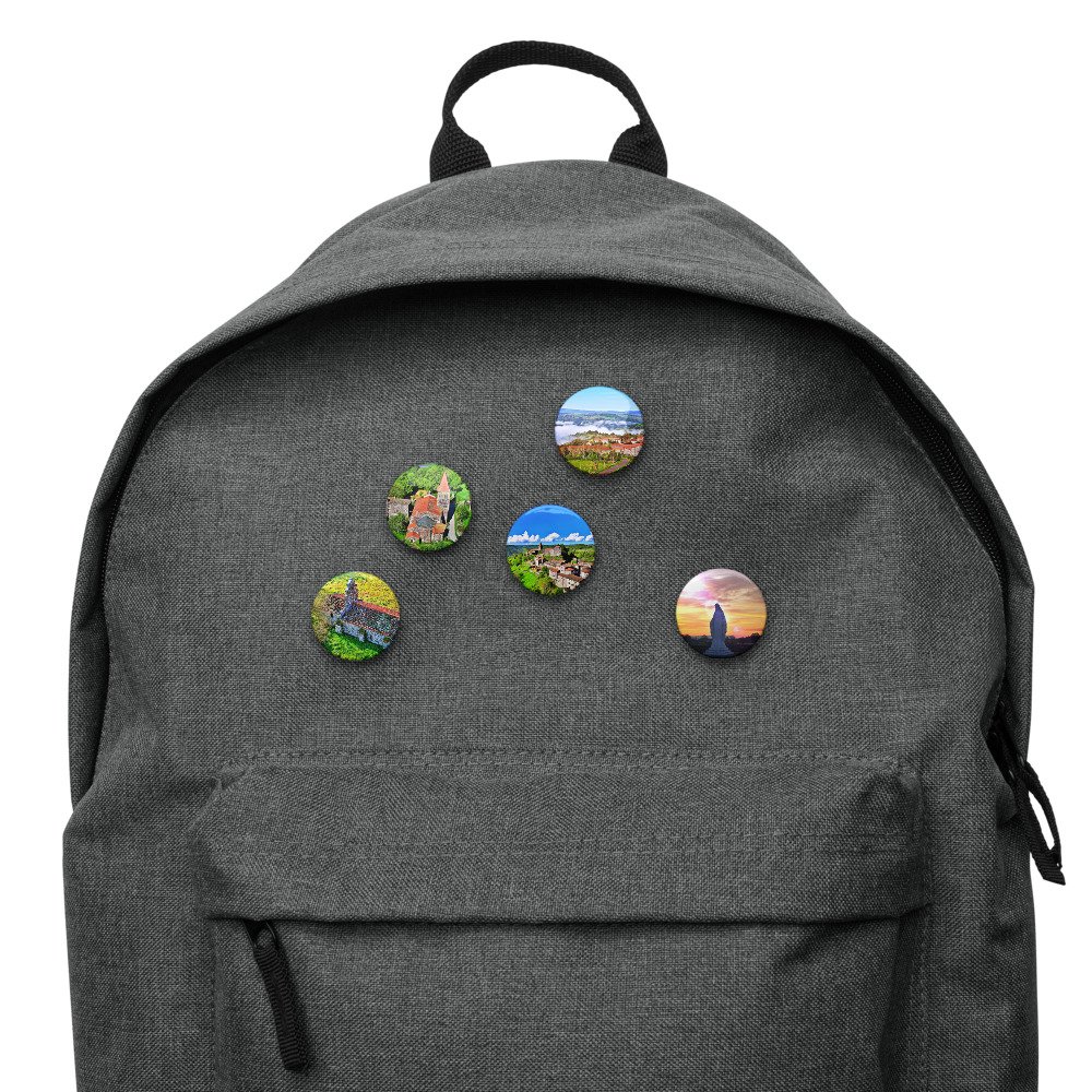 set de 5 pins compostelle – saint privat → saugues (vues drone) set de 5 pins compostelle – saint privat → saugues (vues drone)